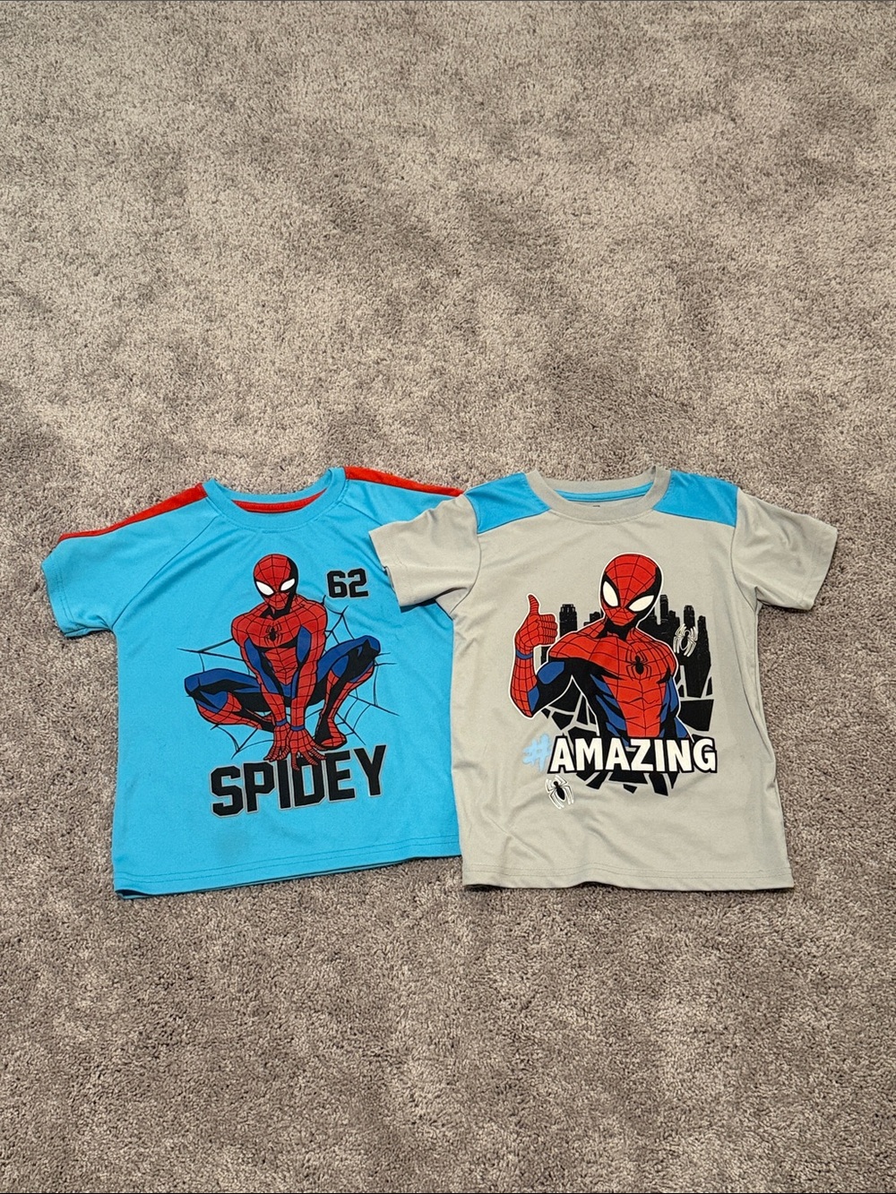 Marvel Spidey Tee Duo - Blue & Light Gray